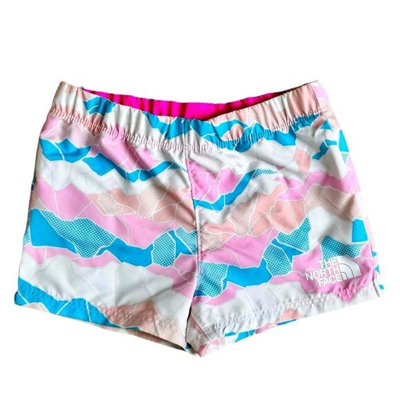 The North Face Girls Toddler Kids Colorful UPF 40+ Athletic Shorts. 2. 2T. - Picture 1 of 7